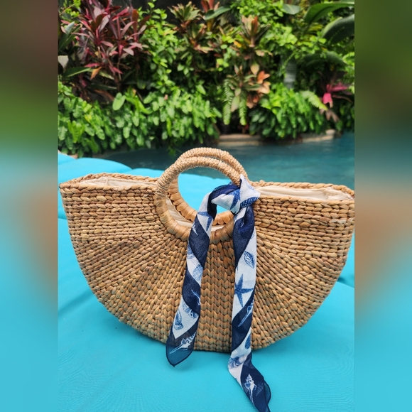 Handbags - STRAW Raffia summer tote bag